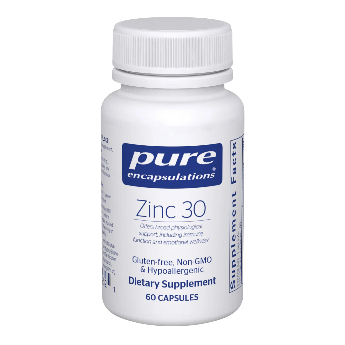 Zinc (30mg) by Pure Encapsulation